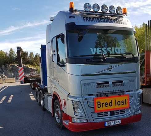 Volvo FH stulen i Falkenberg
